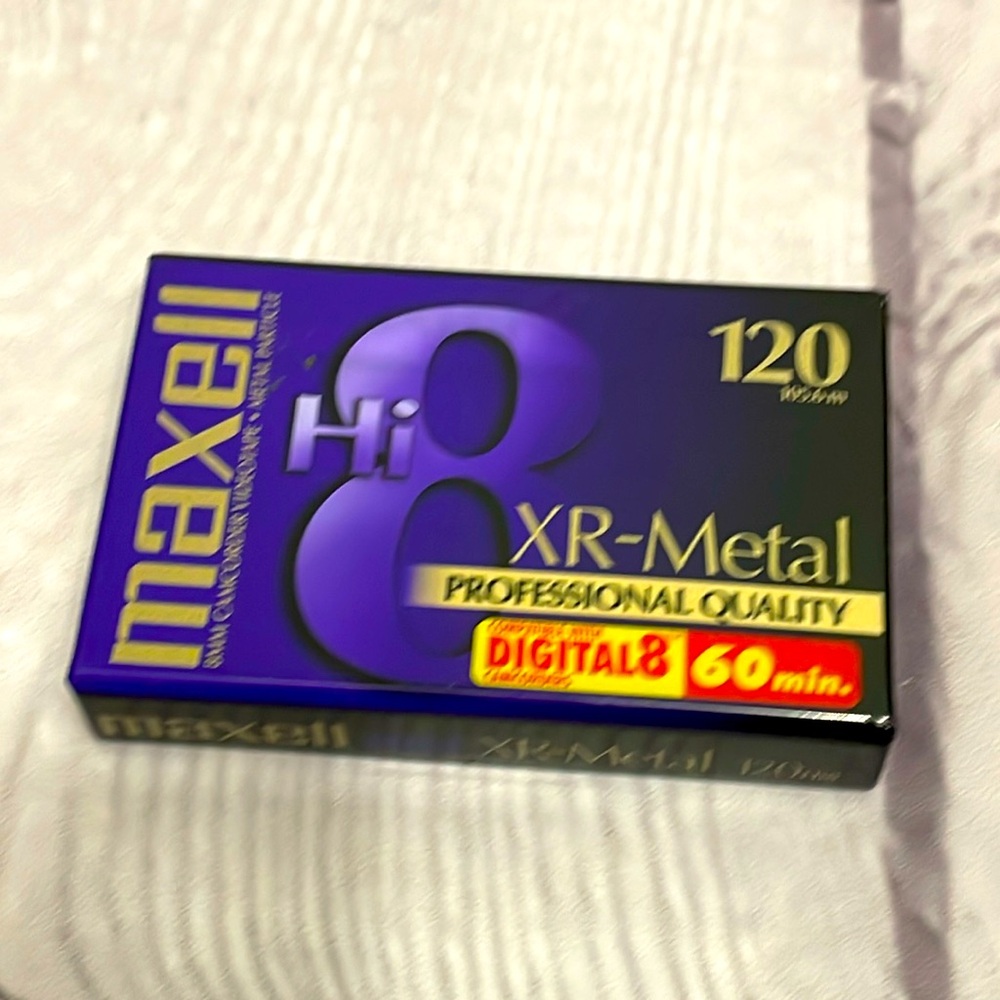 Maxell (Brand New) Camcorder Tape Hi 8 120min